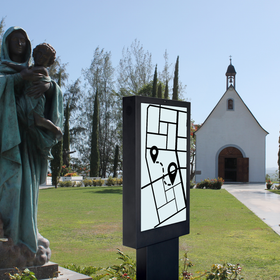 Lavabis NovaScreen 55″ outdoor stele - 0