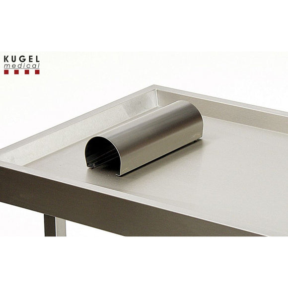 Stainless steel head and neck rest