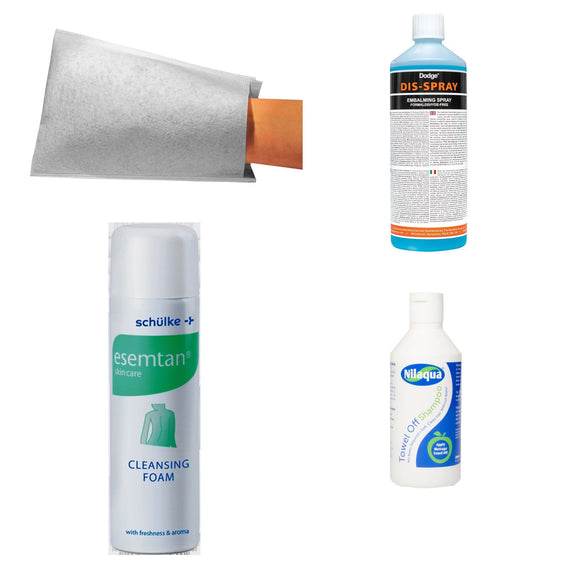 Lavabis deceased cleaning set
