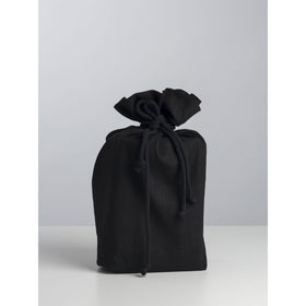 Papierurne mit Leinenbeutel Black