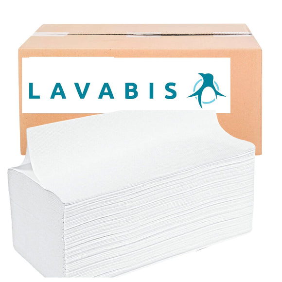 Papierhandtücher mit V-Faltung 2-lagig