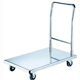 Stainless steel transport trolley