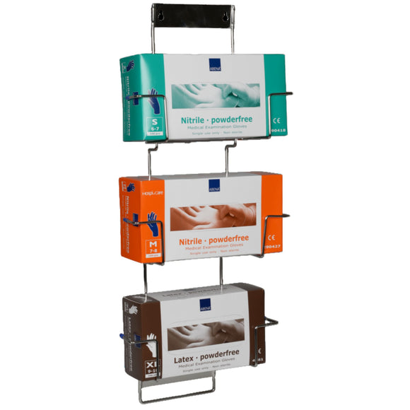 Stainless steel glove rack