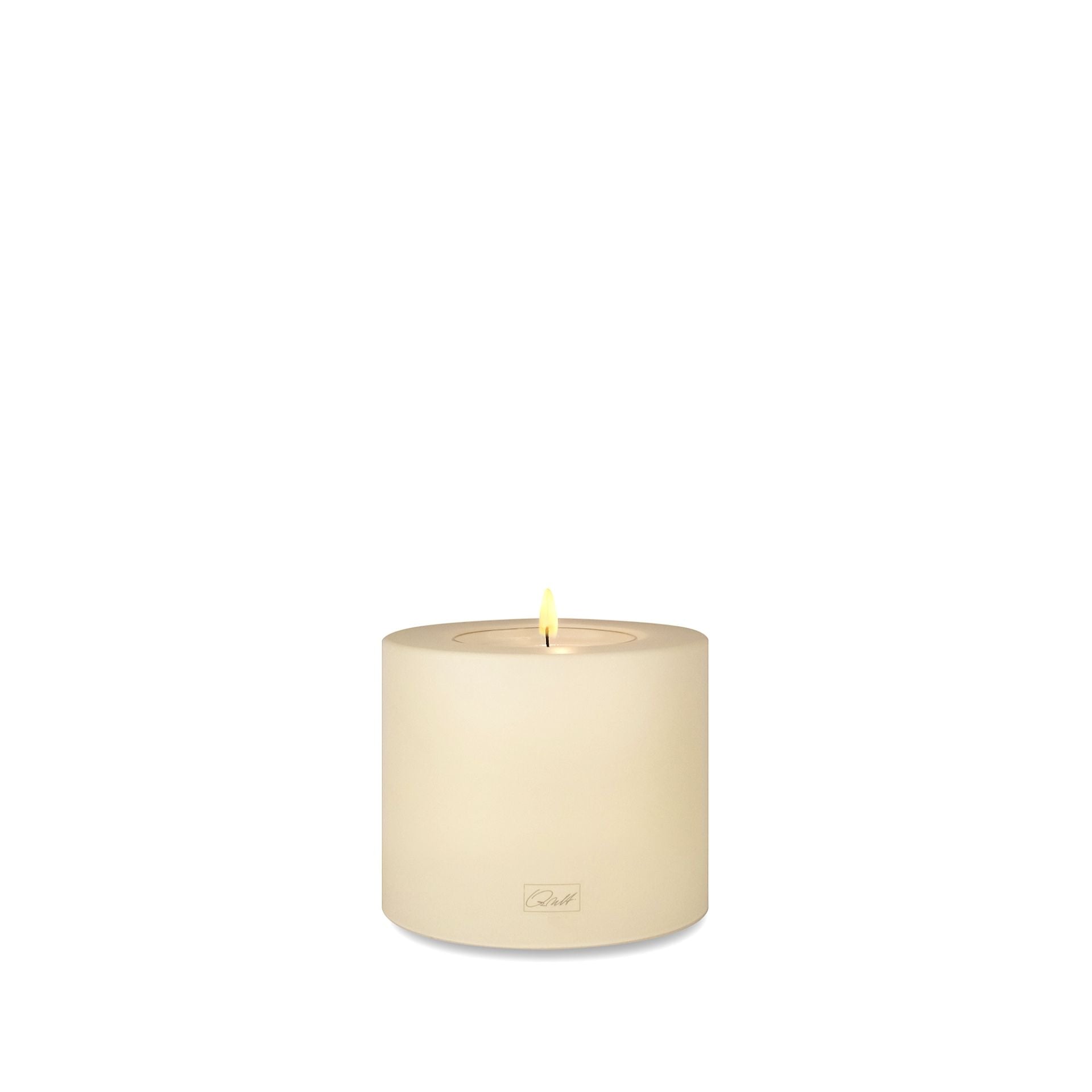 Kaufen vanille Qult Trend Teelichthalter in Kerzenform Color Ø 10 cm