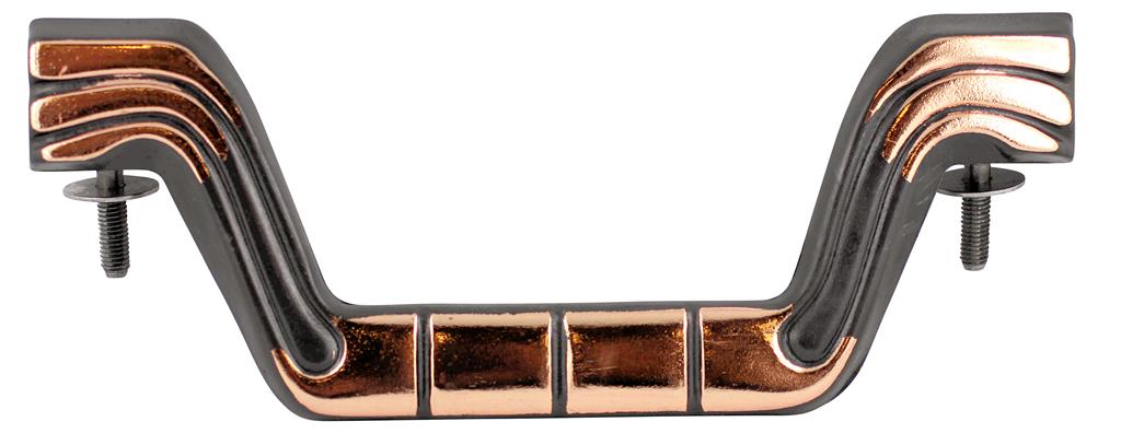 Kaufen kupfer-galv-gepragt Spalt Griffgarnitur mit Zubehör Kunststoff 6er Set