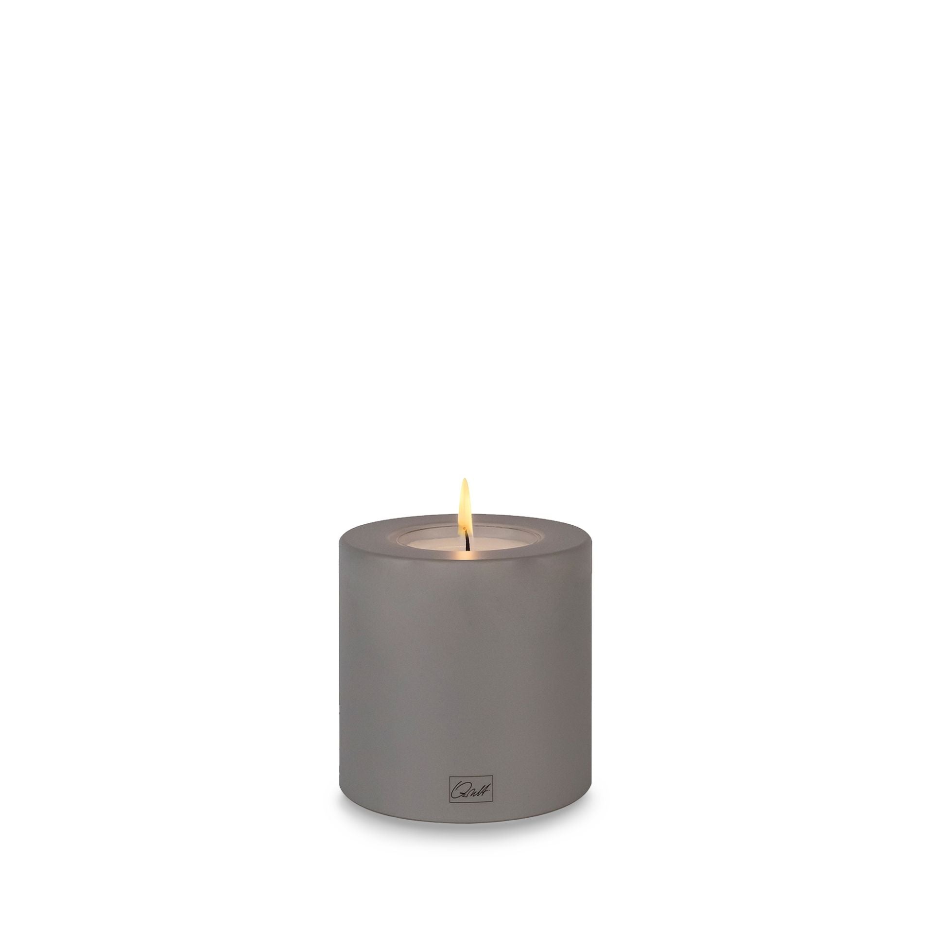 Kaufen steingrau Qult Trend Teelichthalter in Kerzenform Color Ø 8 cm