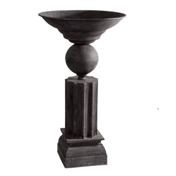 Standing bowls - dark metal