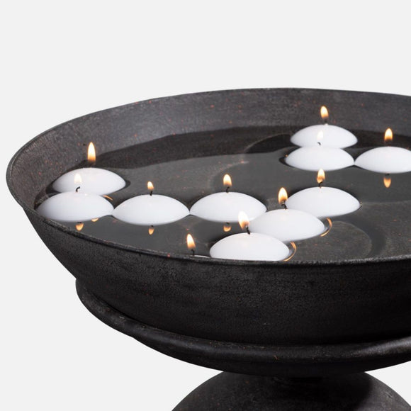 Standing bowls - dark metal