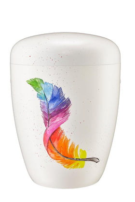 Spalt Urne Bunt Naturstoff - 0