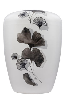 Spalt Urne Blätter Naturstoff