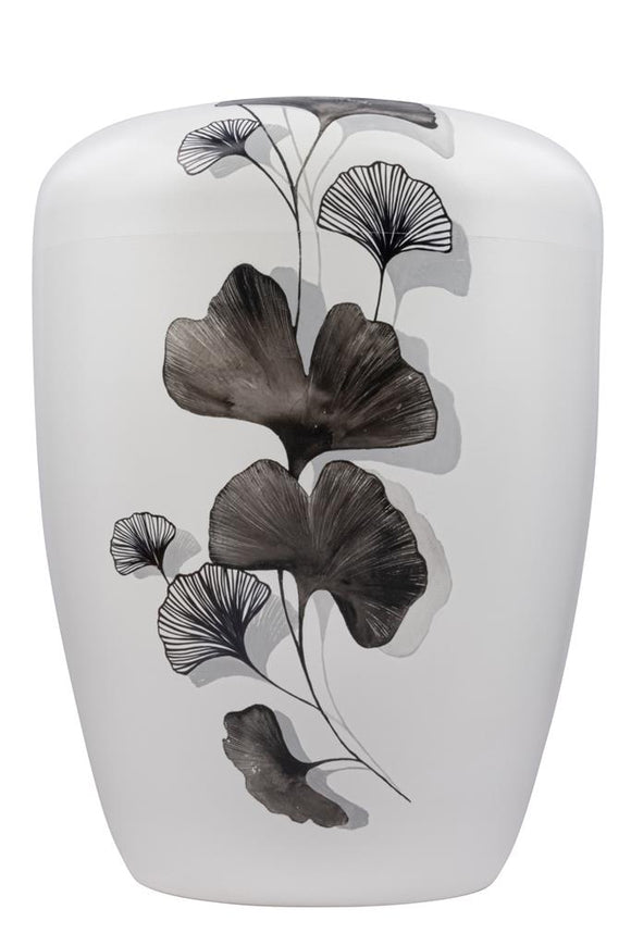 Spalt Urne Blätter Naturstoff