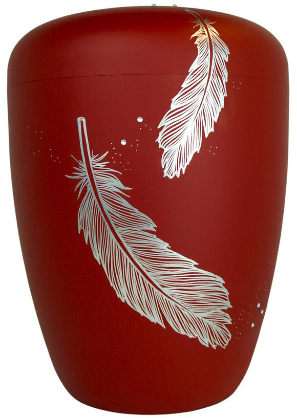 Spalt Urne Federn Naturstoff