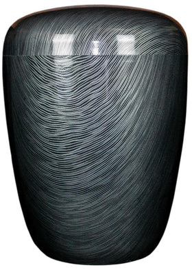 Spalt Urne Metallic Naturstoff