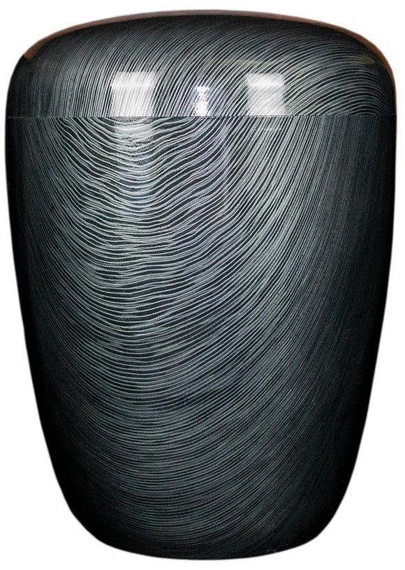 Spalt Urne Metallic Naturstoff