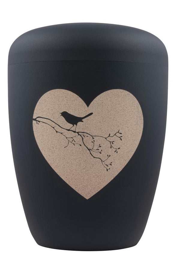 Spalt Urne Lasergravur Naturstoff