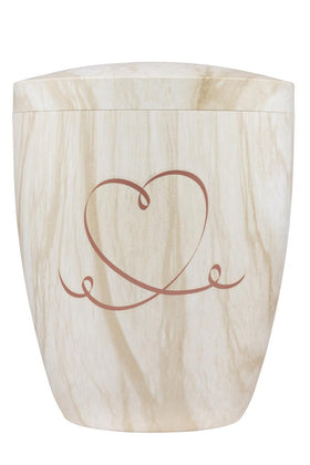 Spalt Urne Carrara Naturstoff