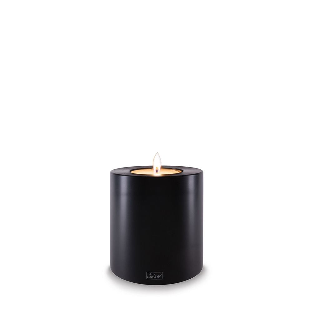Kaufen schwarz Qult Trend Teelichthalter in Kerzenform Color Ø 8 cm