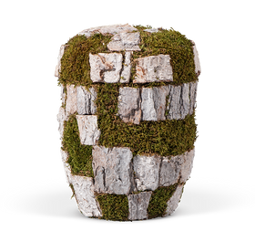Urna ecológica Heiso Classic de corteza de árbol - 0