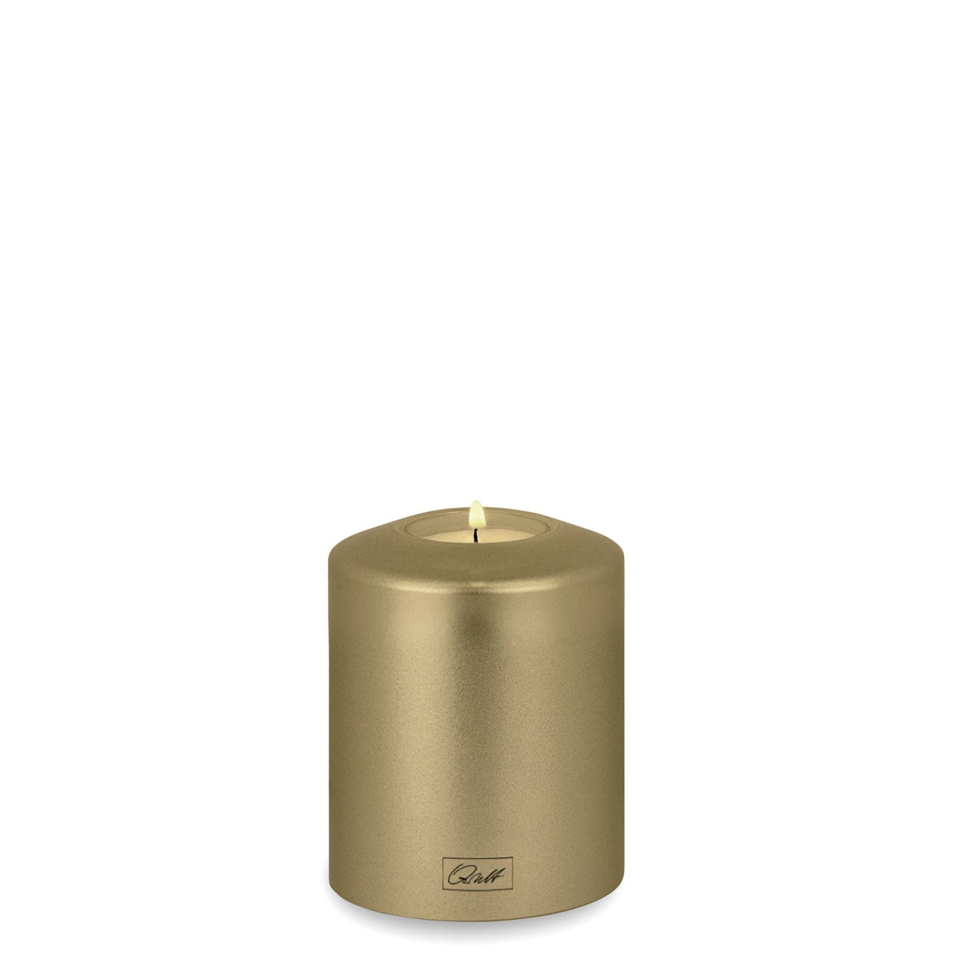 Kaufen gold Qult Classic Teelichthalter in Kerzenform Metallic