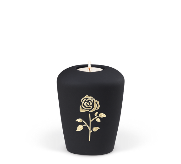 Heiso Gedenkurne Stripdome Keramik