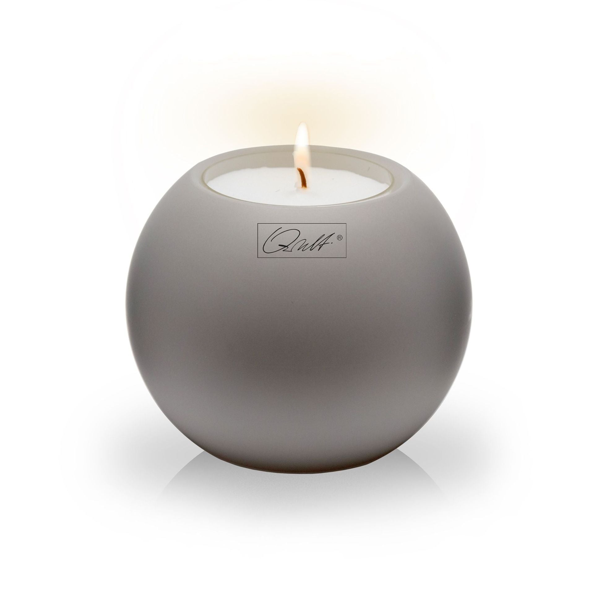 Kaufen stone-grey Qult Moon Teelichthalter in Kerzenform