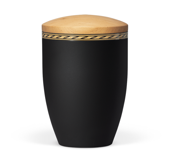 Heiso Avantgarde Holzdeckel Bio Urne