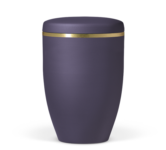 Heiso Avantgarde Goldband gebürstet Bio Urne