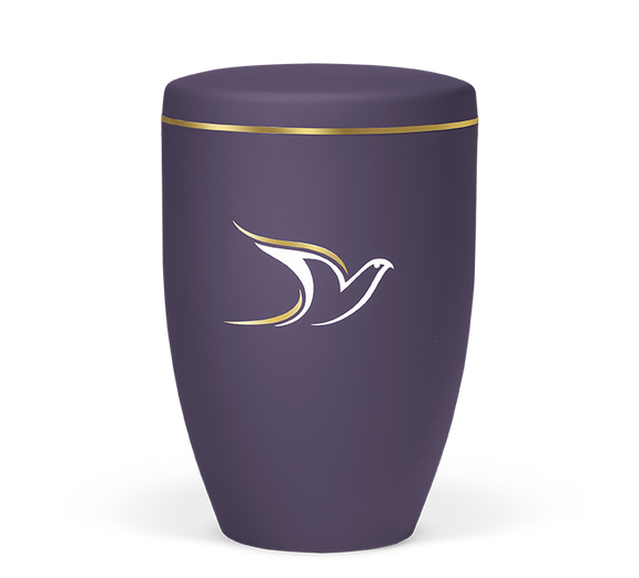 Heiso Avantgarde Goldband Motiv Bio Urne