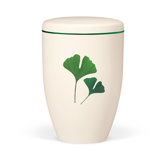 Heiso Avantgarde Goldband Motiv Bio Urne