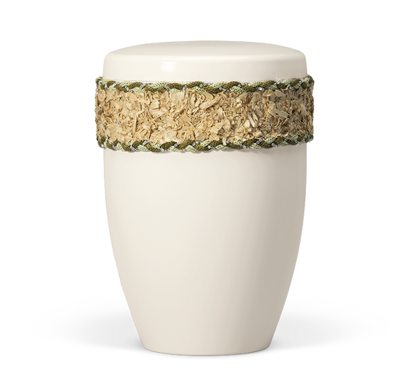 Heiso Avantgarde Dekorband aus heimischen Hölzern Bio Urne