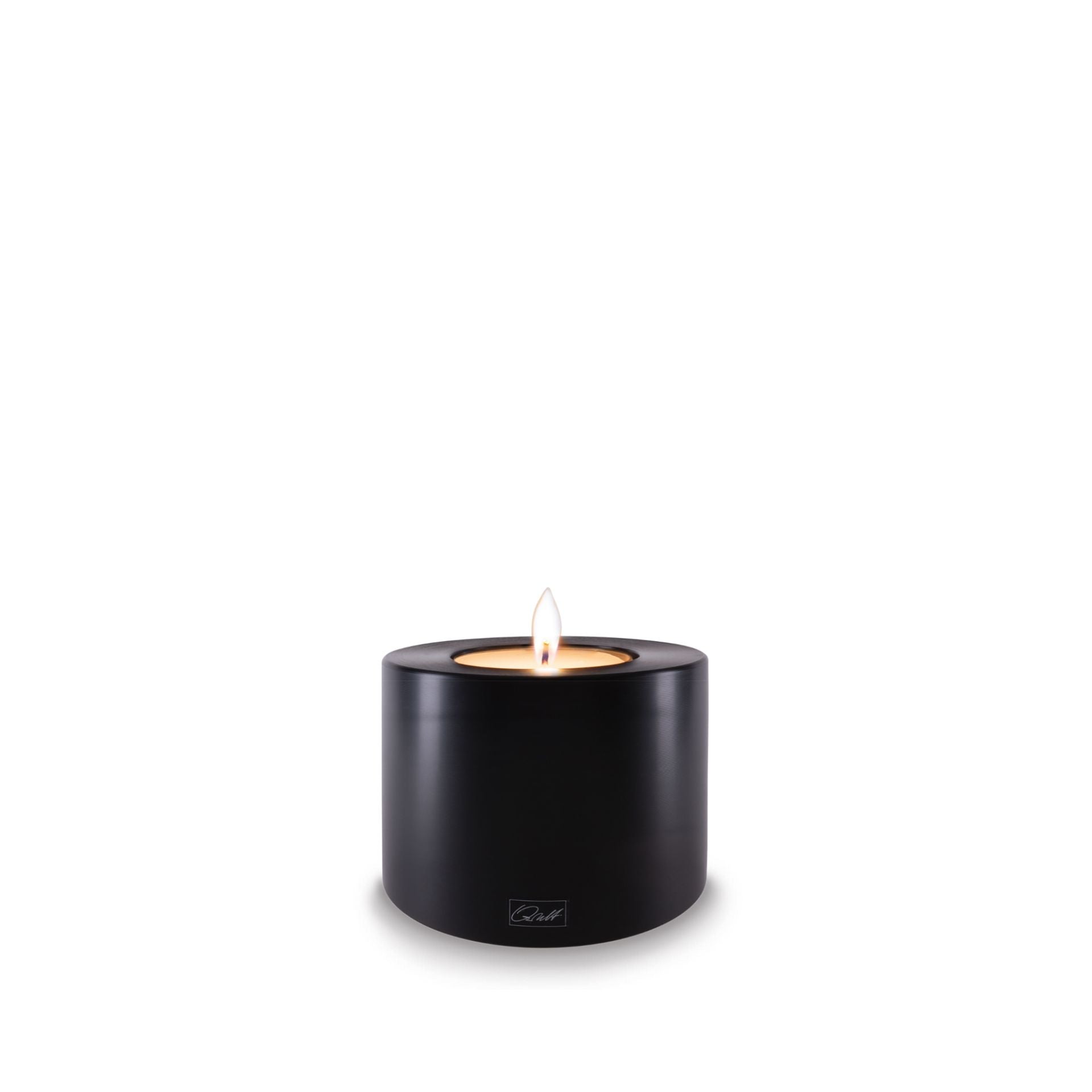 Kaufen schwarz Qult Trend Teelichthalter in Kerzenform Color Ø 10 cm