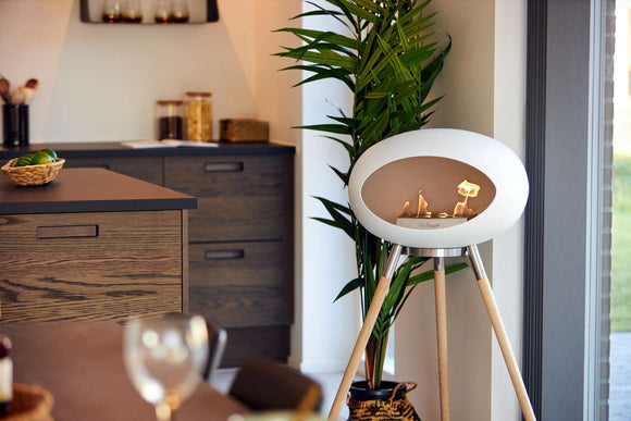 Le Feu GROUND HIGH WHITE Bioethanol-Kamin