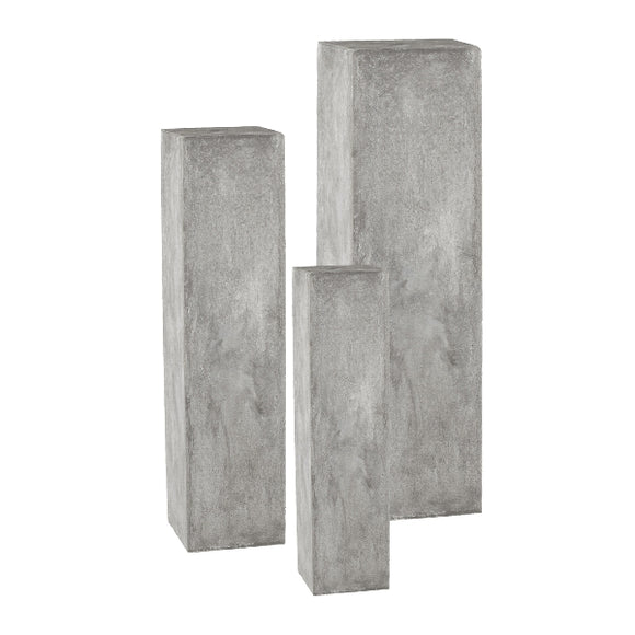 Fibreclay Säule quadratisch Set