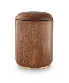 Völsing Urne Eiche mit Sockel Holz - 0