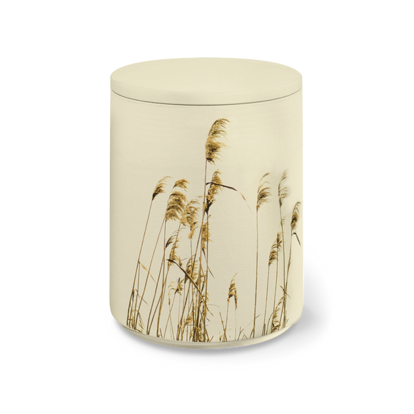 Fire and earth Aqua Flora organic clay urn Sea urn