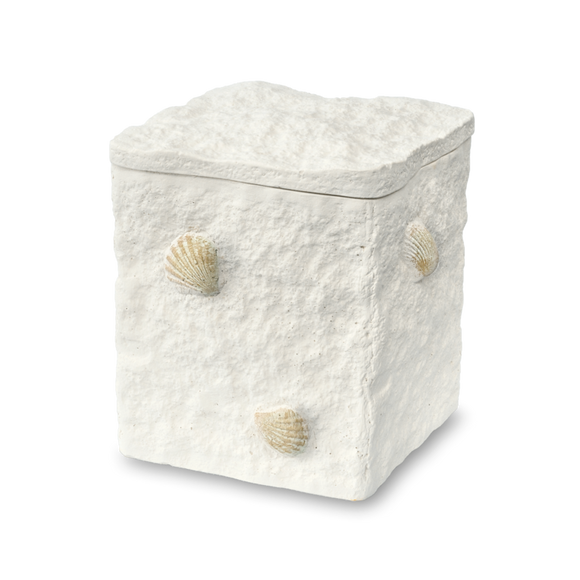 Fire and earth Aqua dune organic clay urn Sea urn
