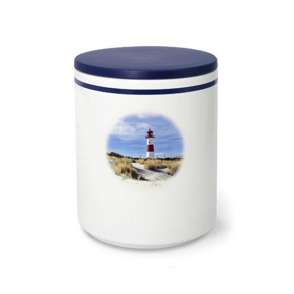 Fire and earth Aqua Marina organic clay urn Sea urn