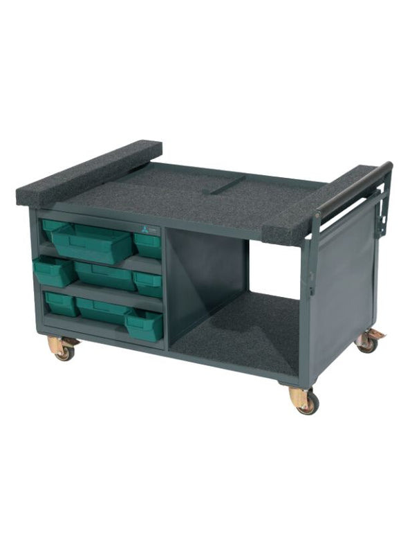 Ceabi's trolley for coffin preparation