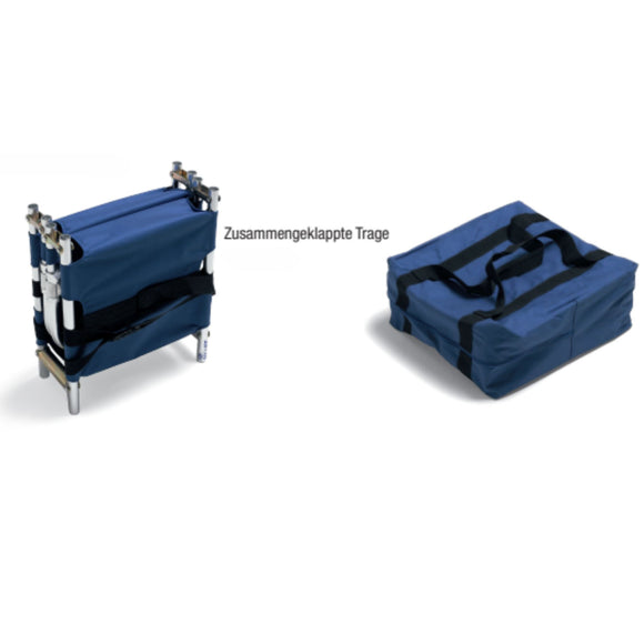 Foldable rescue stretcher