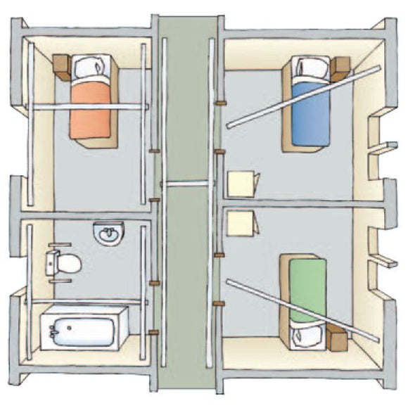 Lavabis ceiling lift system incl. installation Price and delivery time on request