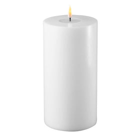 Deluxe Homeart LED Kerze Stumpenkerze Indoor weiß - 0