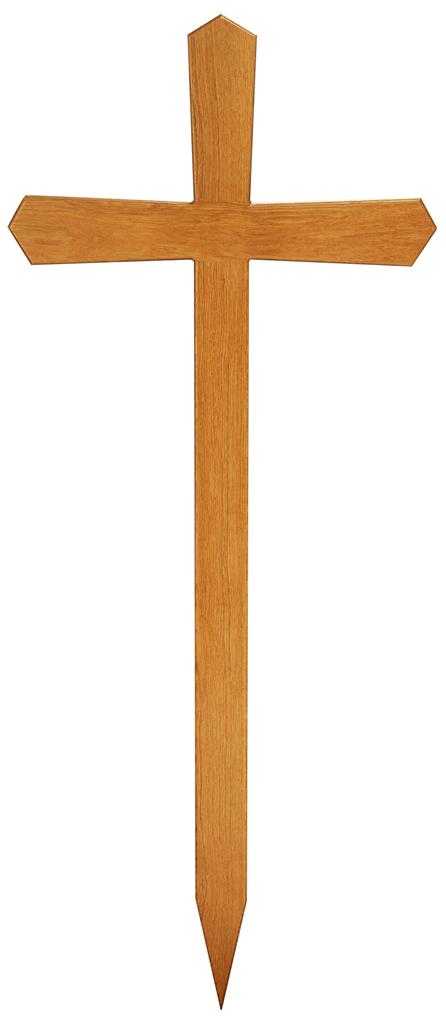Lavabis Grabkreuz Form 4 Roteiche Lackiert 5er Set