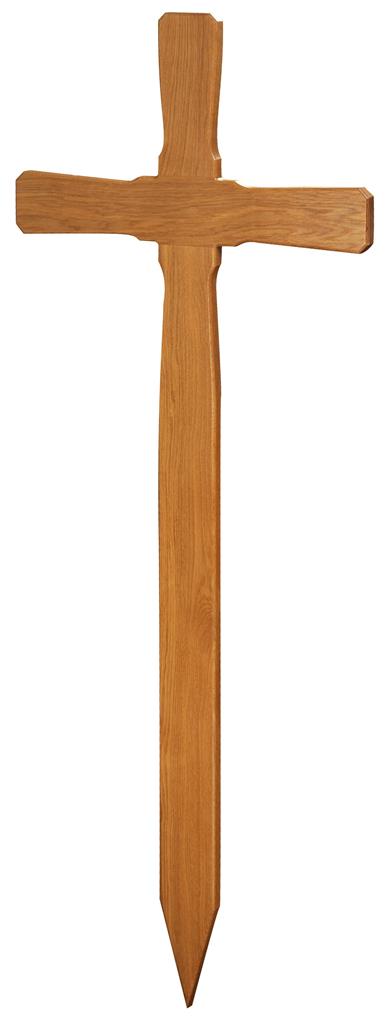 Lavabis Grabkreuz Form 7 Roteiche Lackiert 5er Set