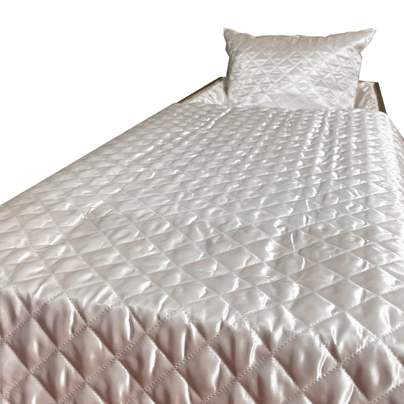 Lavabis blanket set quilted diamond pattern 80g/m²