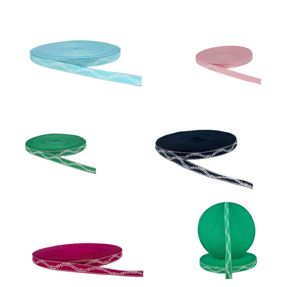 Perpendicular tape "tendril" different colors
