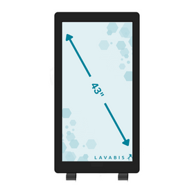 Lavabis ControlView 43″ outdoor display incl. battery