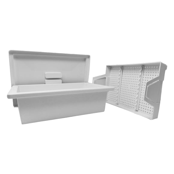 Disinfection tray for instruments
