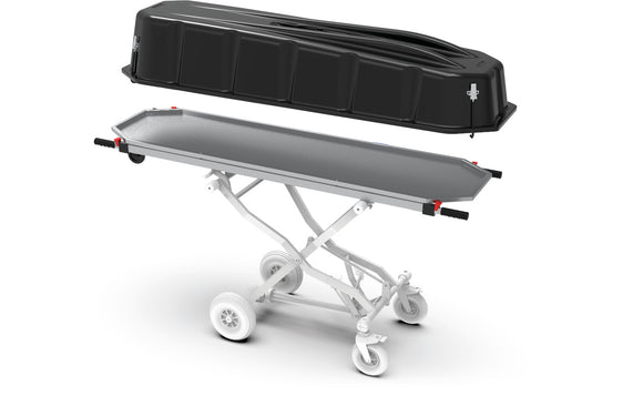 Spencer rescue stretcher with wheels