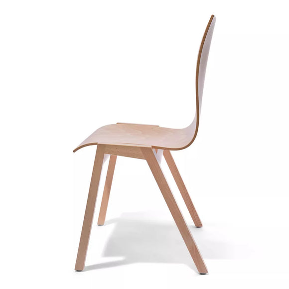 Lavabis stacking chair Upholstered wood without armrests