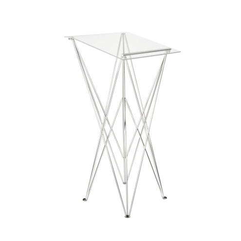 Spider Faltbares Stehpult aus Aluminium und Acrylglas